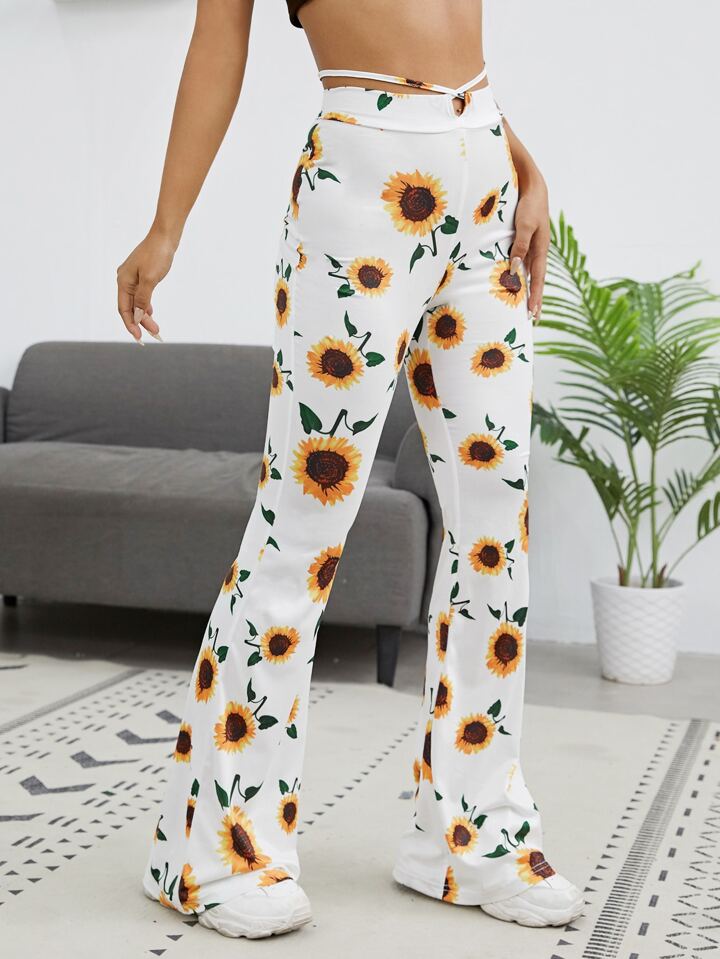 Get Some Sunflower Floral Pants